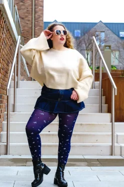 80 Denier Opaque Tights - Dinky Horses