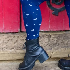 80 Denier Opaque Tights - Dinky Horses