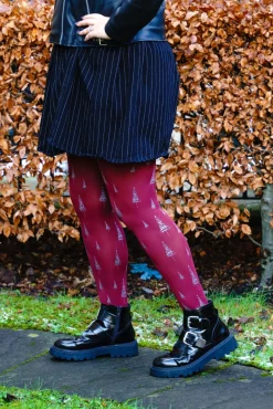 80 Denier Opaque Tights - Enchanted Forest