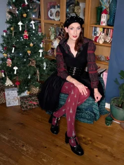 80 Denier Opaque Tights - Enchanted Forest