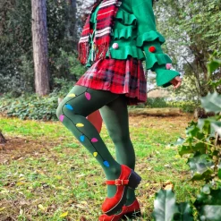 80 Denier Opaque Tights - Fairy Lights