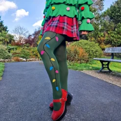 80 Denier Opaque Tights - Fairy Lights