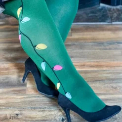 80 Denier Opaque Tights - Fairy Lights