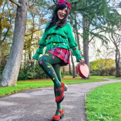 80 Denier Opaque Tights - Fairy Lights