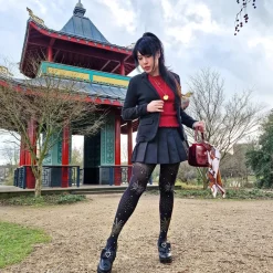 80 Denier Opaque Tights - Glitter Fireworks