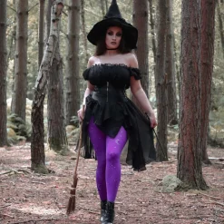 80 Denier Opaque Tights - Hallow-queen Purple