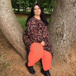 80 Denier Opaque Tights - Peach Party