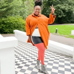 80 Denier Opaque Tights - Peach Party