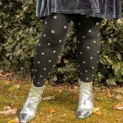80 Denier Opaque Tights - Polka Bear