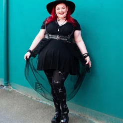 80 Denier Opaque Tights - Silver Ink