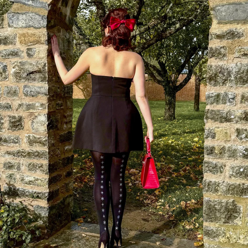 80 Denier Opaque Tights - Starlight Seam