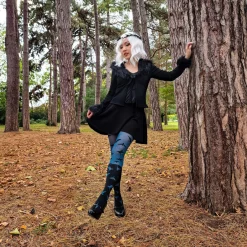 80 Denier Opaque Tights - The Birds