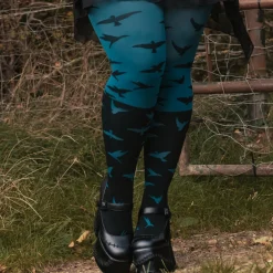 80 Denier Opaque Tights - The Birds
