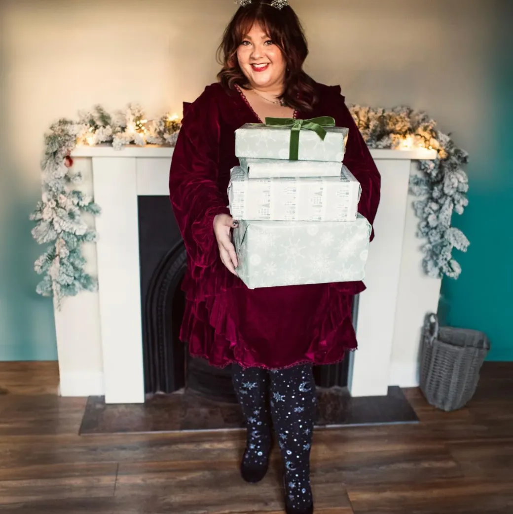 80 Denier Opaque Tights - Winter Solstice