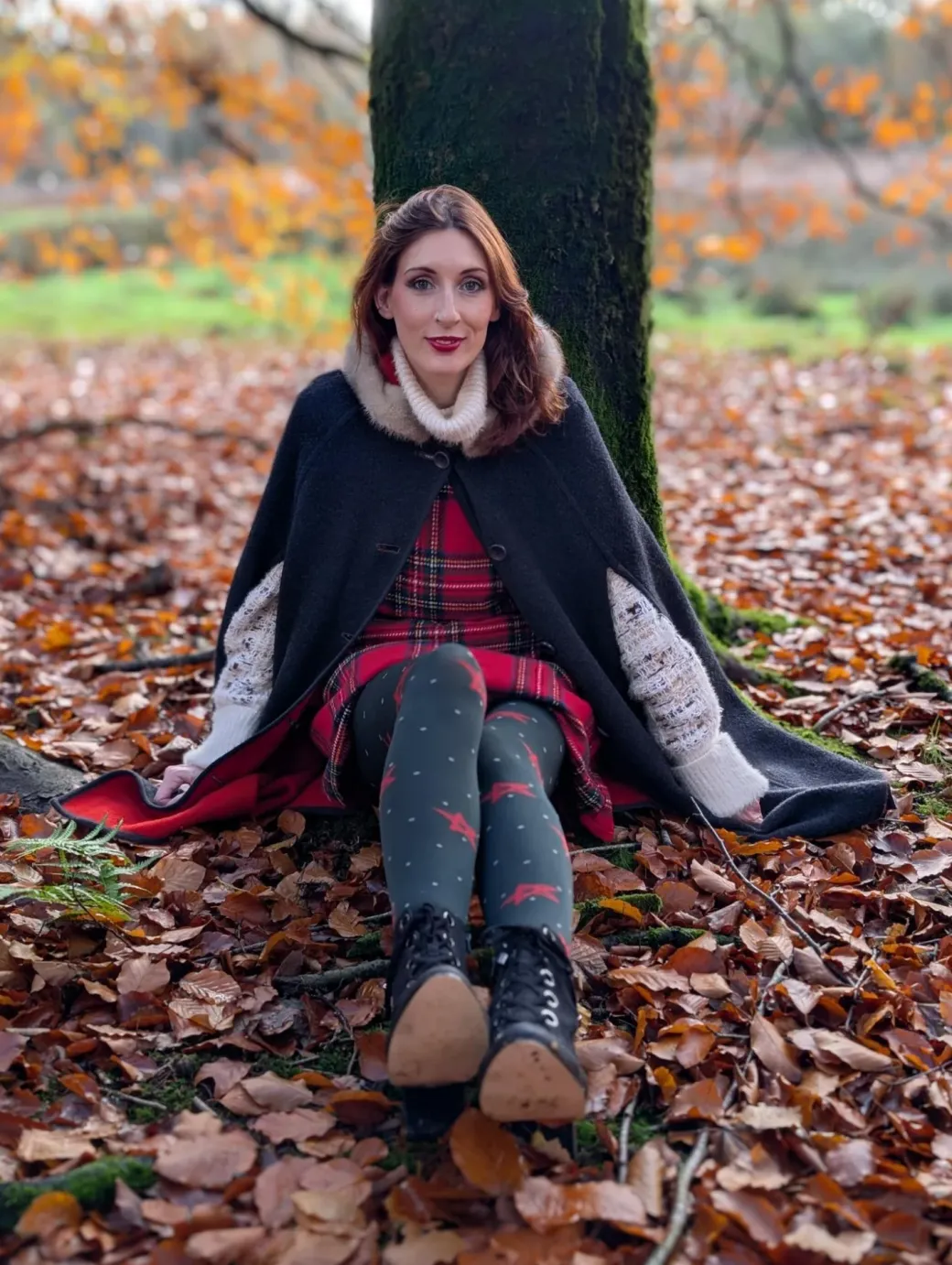 80 Denier Opaque Tights - Woodland Magick