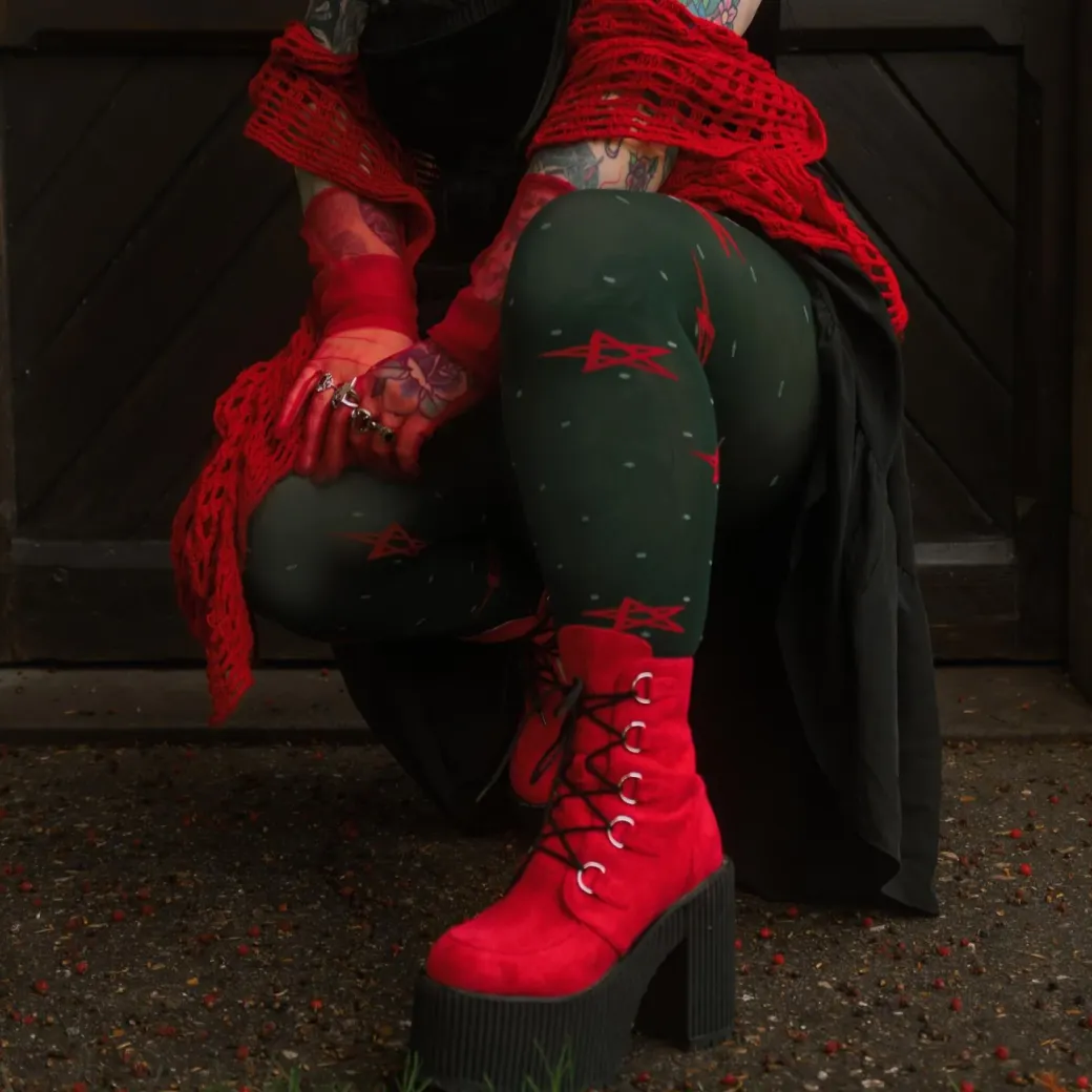80 Denier Opaque Tights - Woodland Magick