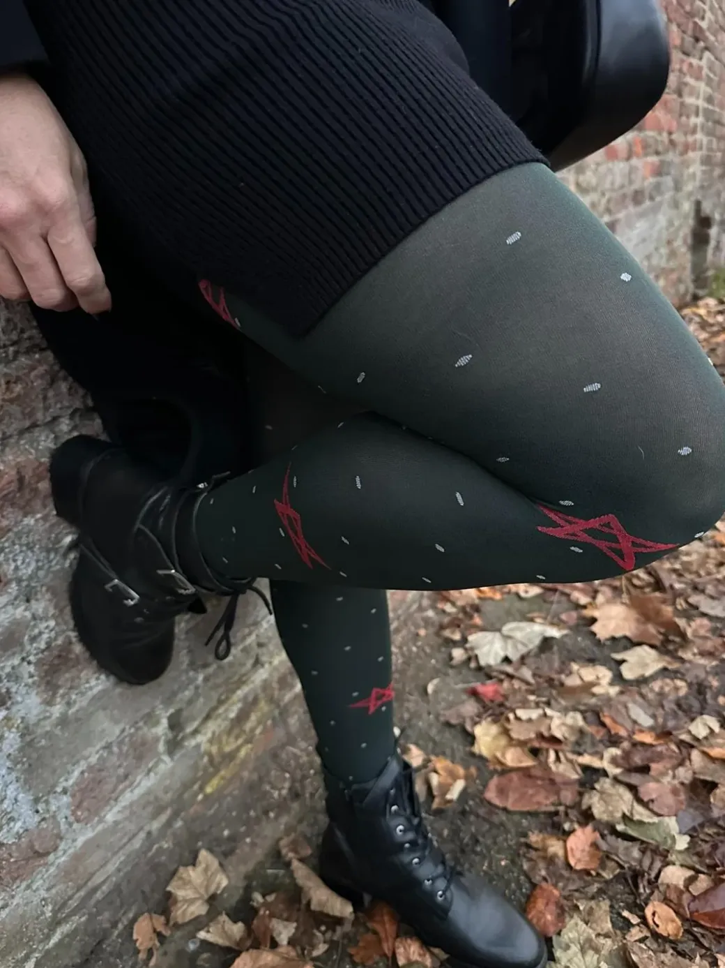 80 Denier Opaque Tights - Woodland Magick