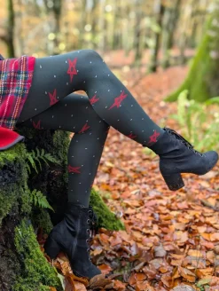 80 Denier Opaque Tights - Woodland Magick