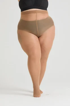 50 Denier Semi-Opaque Tights - Caramel Latte