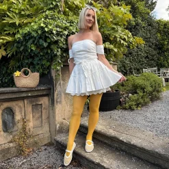 50 Denier Semi-Opaque Tights - Mimosa