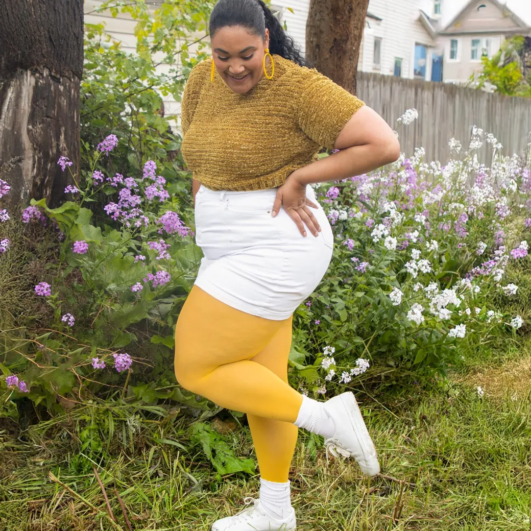 50 Denier Semi-Opaque Tights - Mimosa