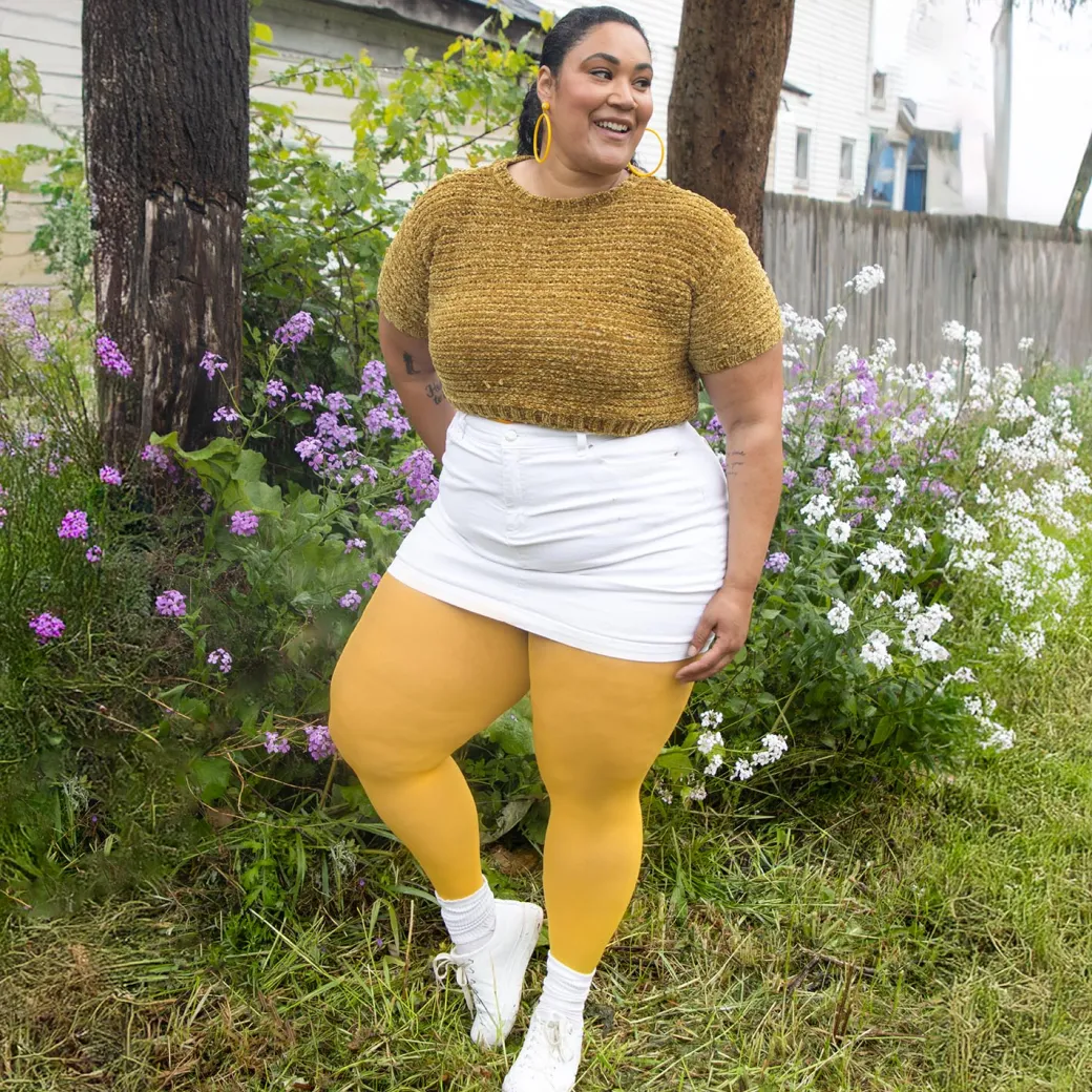 50 Denier Semi-Opaque Tights - Mimosa