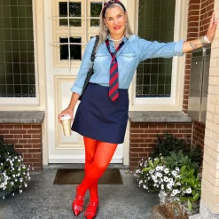 50 Denier Semi-Opaque Tights - Sangria