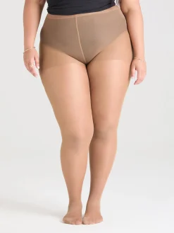 30 Denier Sheer Halo Tights - Glow