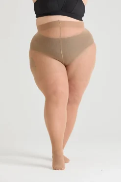 30 Denier Sheer Tights - Caramel Latte