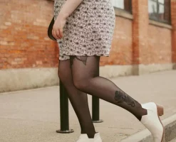 30 Denier Sheer Tights - Liquorice Black