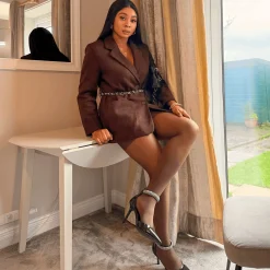 30 Denier Sheer Tights - Praline
