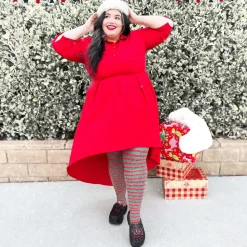 120 Denier Striped Tights - Fancy Elf
