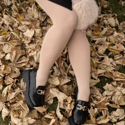 120 Denier Super-Opaque Tights - Builder's Tea