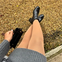 120 Denier Super-Opaque Tights - Caramel Latte
