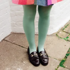 120 Denier Super-Opaque Tights - Chalcedony