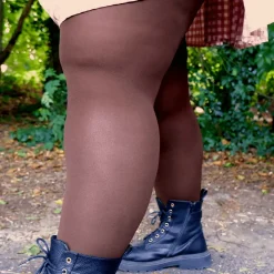 120 Denier Super-Opaque Tights - Hot Chocolate