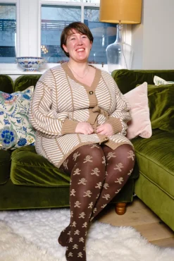 120 Denier Tights - Can't Catch Me - Hot Chocolate