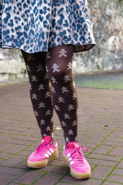 120 Denier Tights - Can't Catch Me - Hot Chocolate