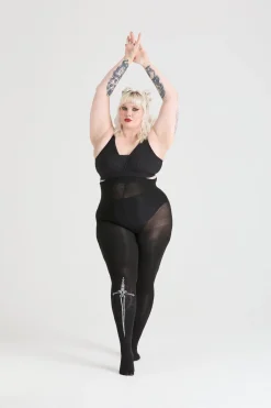 80 Denier Tights - Midnight Executioner