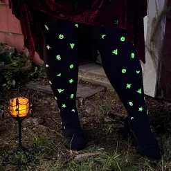 80 Denier UV Reactive Tights - Glowsty