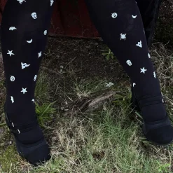 80 Denier UV Reactive Tights - Glowsty