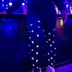 80 Denier UV Reactive Tights - Glowsty