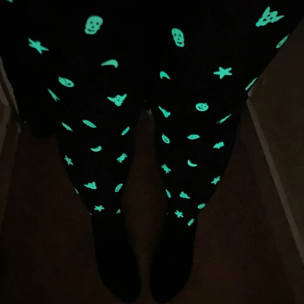 80 Denier UV Reactive Tights - Glowsty