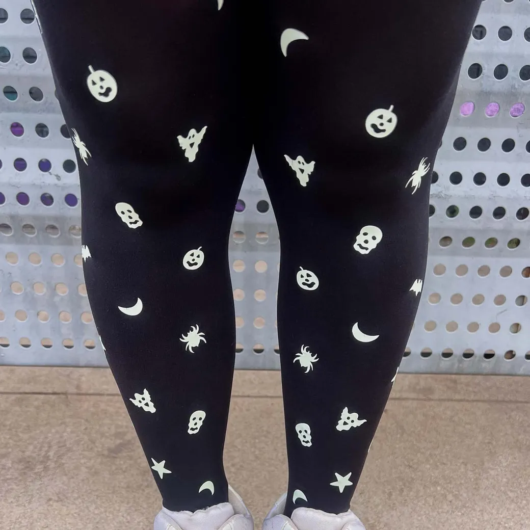 80 Denier UV Reactive Tights - Glowsty