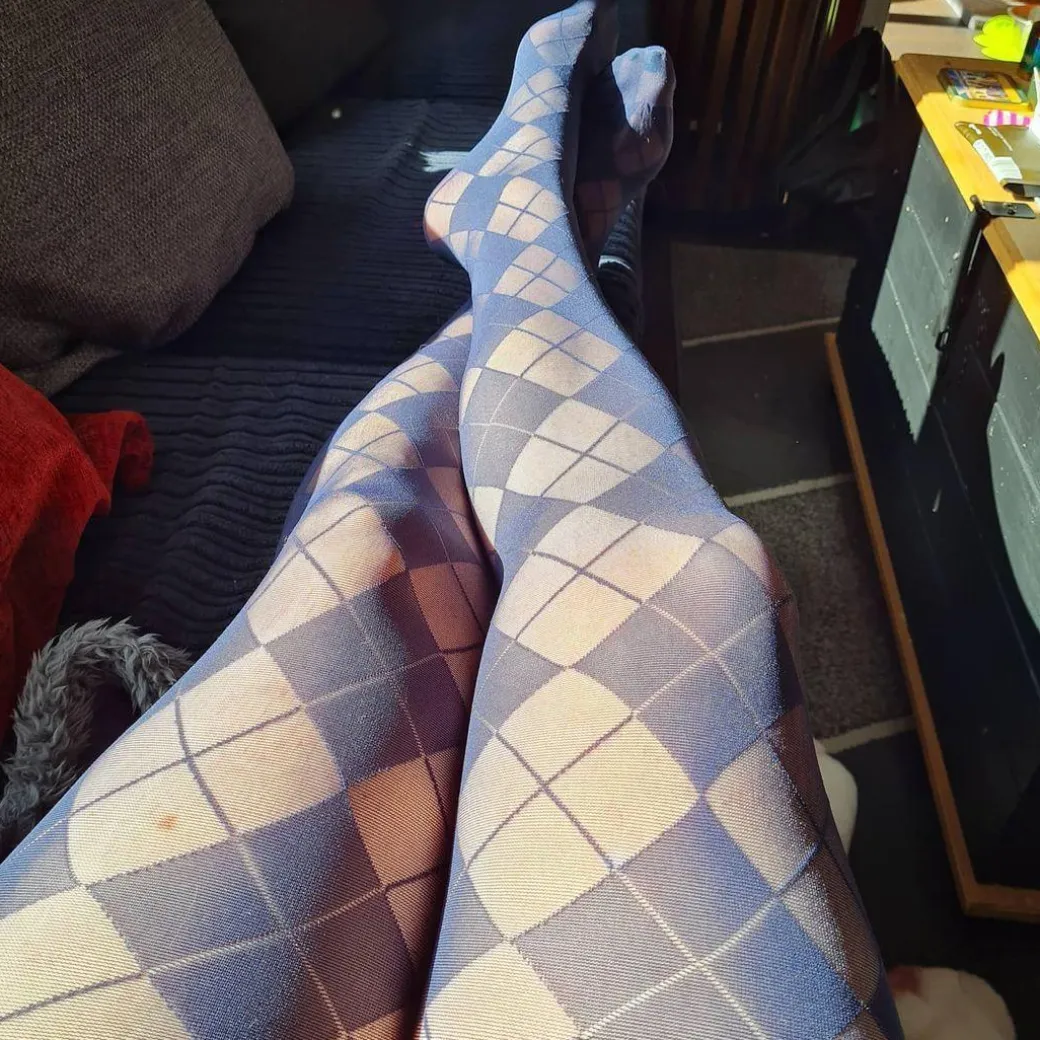 Diamond Tights - Navy