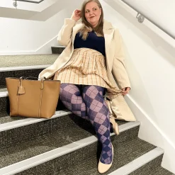Diamond Tights - Navy