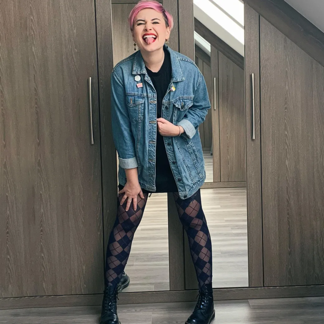 Diamond Tights - Navy