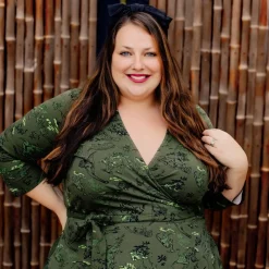 Dinosaur Wrap Dress - Brachio de Joy