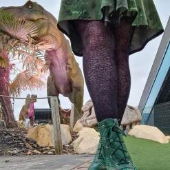 Dinosaur Wrap Dress - Brachio de Joy