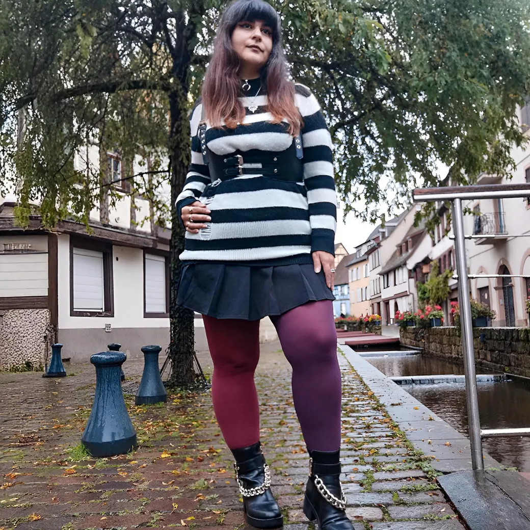Duo Tights - Plurgundy